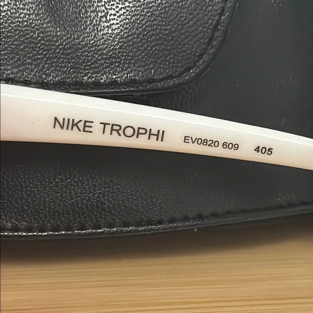 Nike Youth Sunglasses TROPHI EV0820 609 White Neon Orange Mirrored Lenses NEW